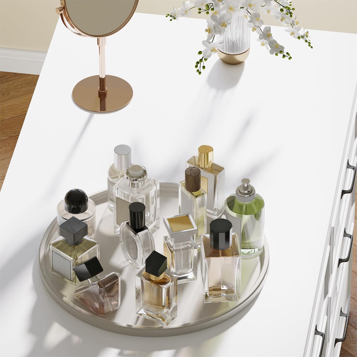 Armoire Bedroom Wardrobe Closet Island with 12 Drawers & Flip Door, Walk in Closet Island with Storage Bench, Islands Dresser for Bedroom Cloakroom White (61.9”W x 27.6”D x 32.6”H)